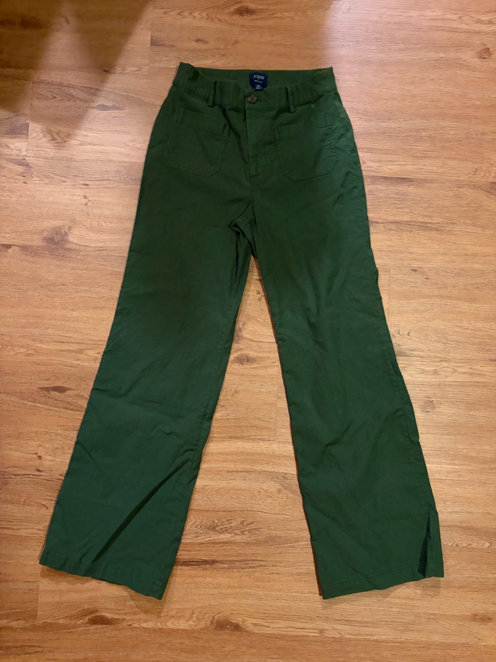 J. Crew Dark Green Lizzie Pant